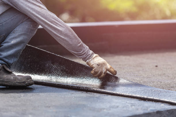 Professional Waterproofing technician working in Saint Joseph, TN
